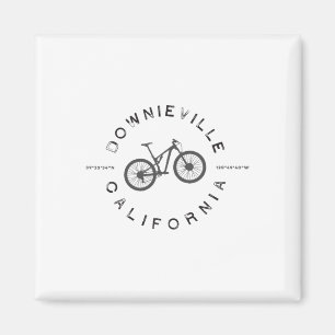 Downieville California Mountainbike-T-Shirt Magnet