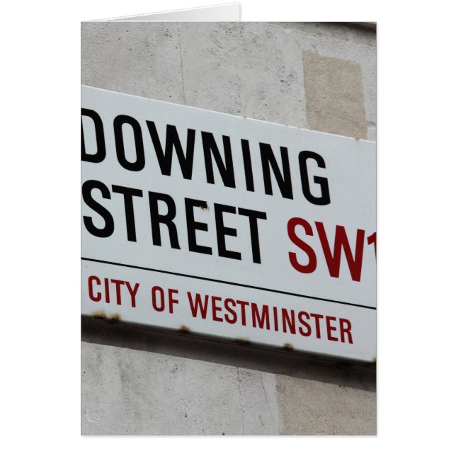 Downing Street Sign (Vorne)