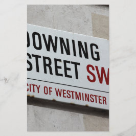 Downing Street Sign Briefpapier
