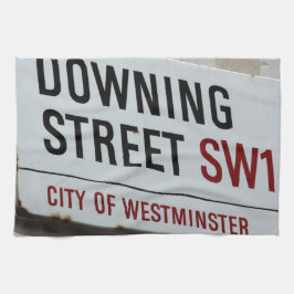 Downing Street Sign Handtuch