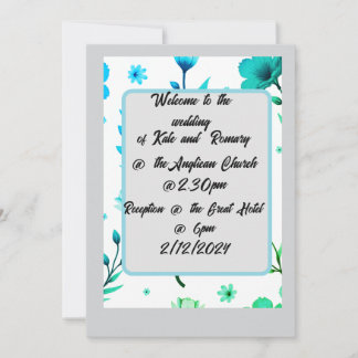 Download der Blumenhochzeit Einladung