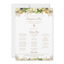 Download des Gold Catholic Wedding Mass Program