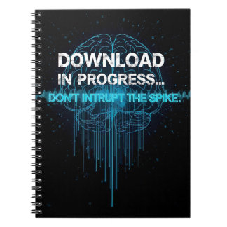 Download im Gange… Unterbrechen Sie den Spike nich Notizblock