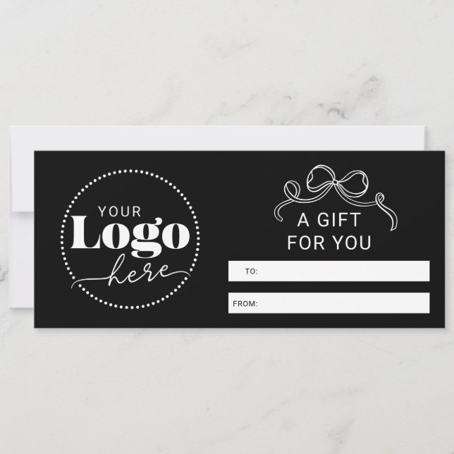 Download-Logo-Geschenkgutschein für kleine Unterne Einladung (Vorderseite)