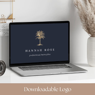 *Download-Logo* Gold Palm Tree Print Poster
