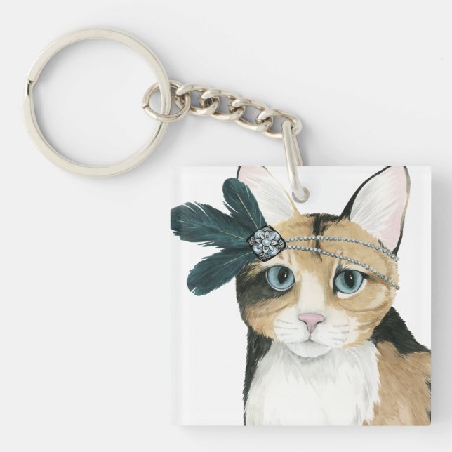 Downton Cat | Bejeweled With Feathers (Devant)
