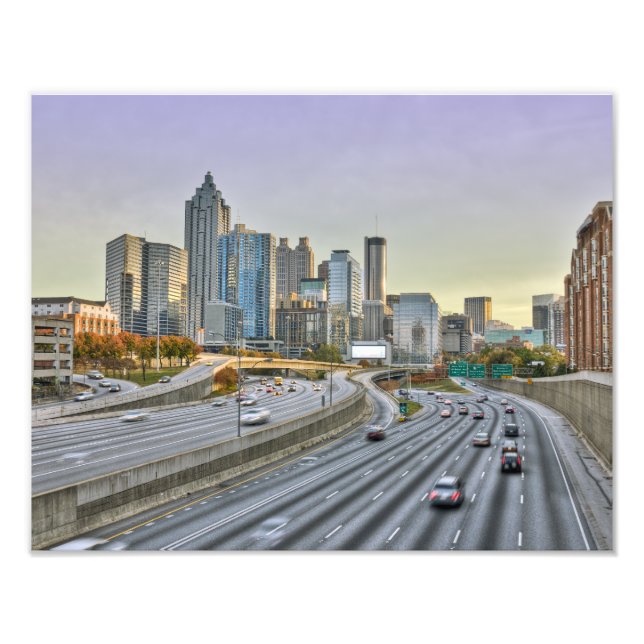 Downtown Atlanta Fotodruck (Vorne)