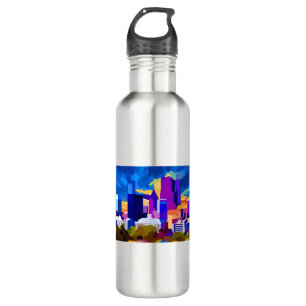 Downtown Atlanta Georgia Skyline bei Sunset Edelstahlflasche