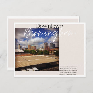 Downtown Birmingham Postkarte