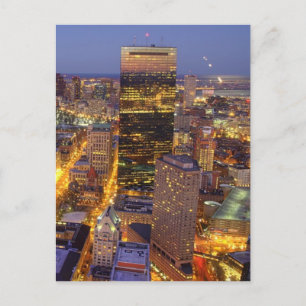 Downtown Boston und Hancock Tower Postkarte