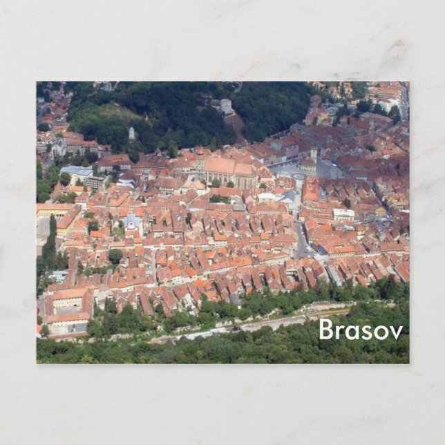 Downtown Brasov Postkarte (Vorderseite)