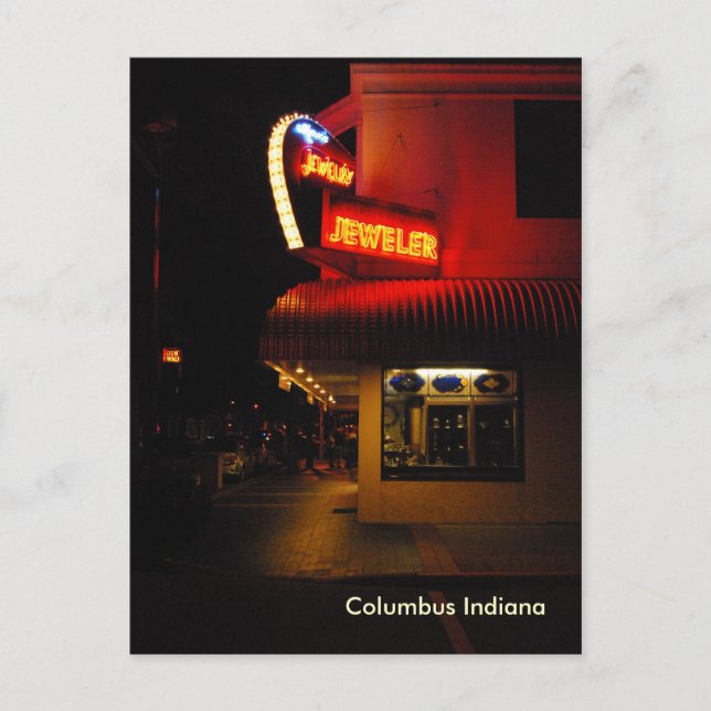 Downtown Columbus Postkarte (Vorderseite)