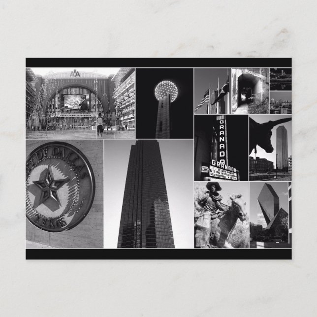 Downtown Dallas, Texas Postkarte (Vorderseite)