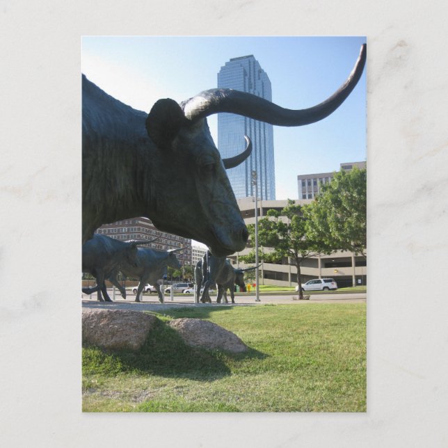 Downtown Dallas, Texas Postkarte (Vorderseite)