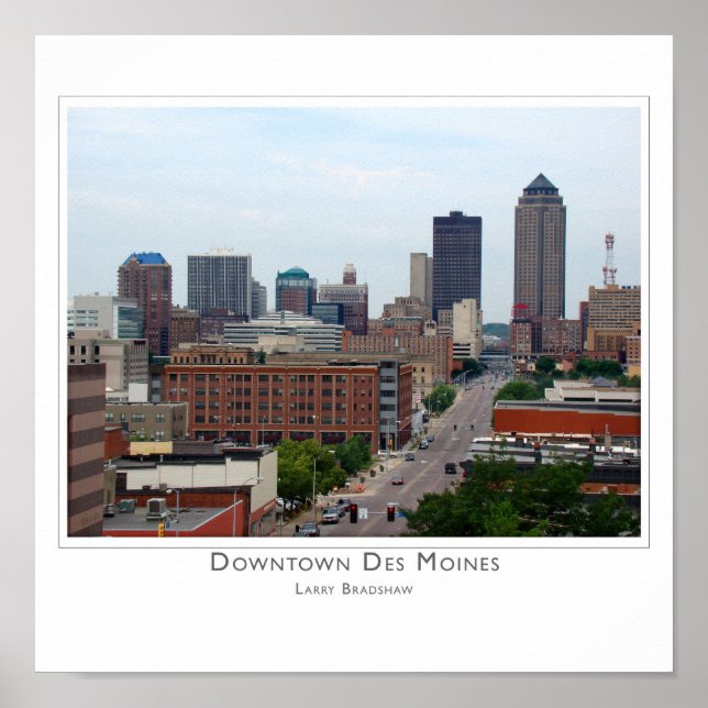 Downtown Des Moines Poster (Vorne)