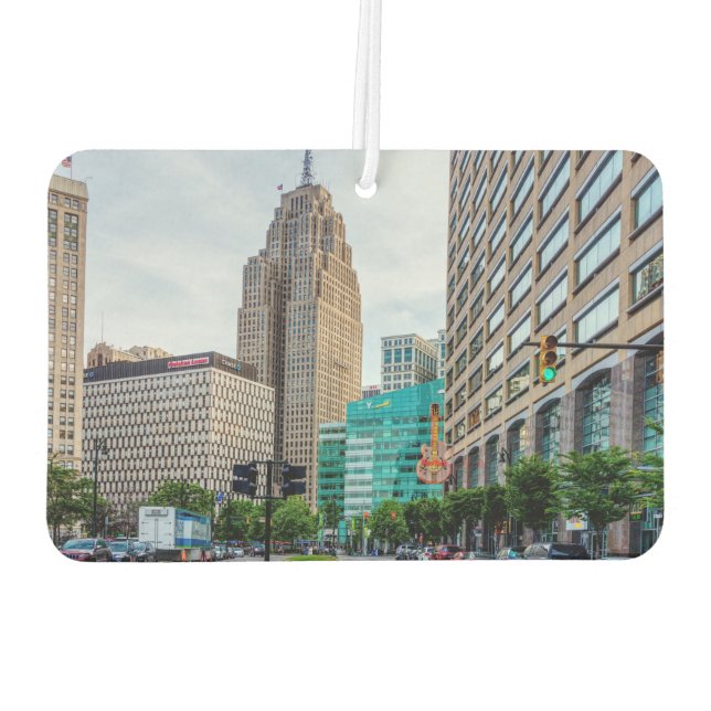 Downtown Detroit Autolufterfrischer (Rückseite)