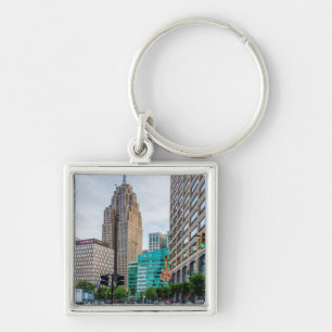 Downtown Detroit Schlüsselanhänger
