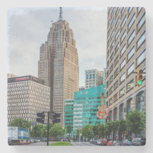 Downtown Detroit Steinuntersetzer