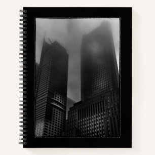 Downtown Fogfest Nr. 2 mit Grenzen Notizbuch
