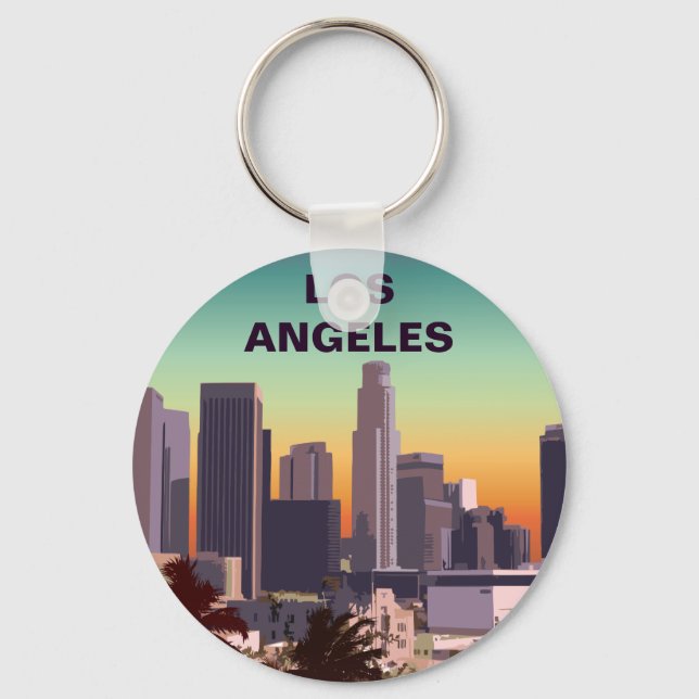 Downtown L.A. Schlüsselanhänger (Vorderseite)