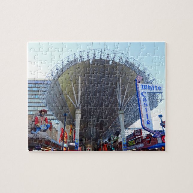 Downtown Las Vegas #1 Jigsaw Puzzle (Horizontal)