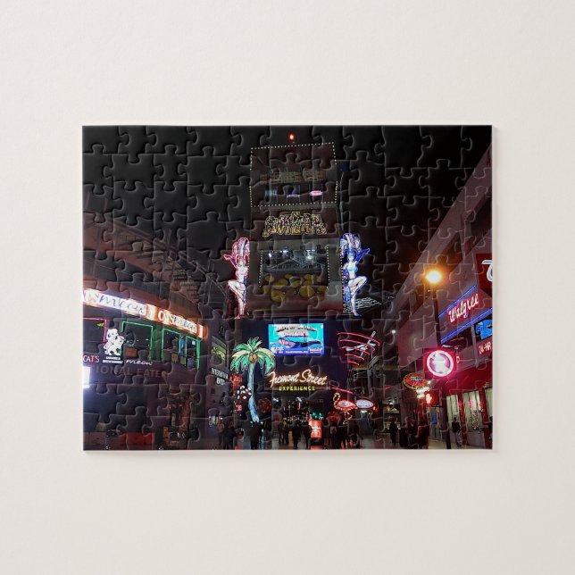 Downtown Las Vegas #7 Jigsaw Puzzle (Horizontal)