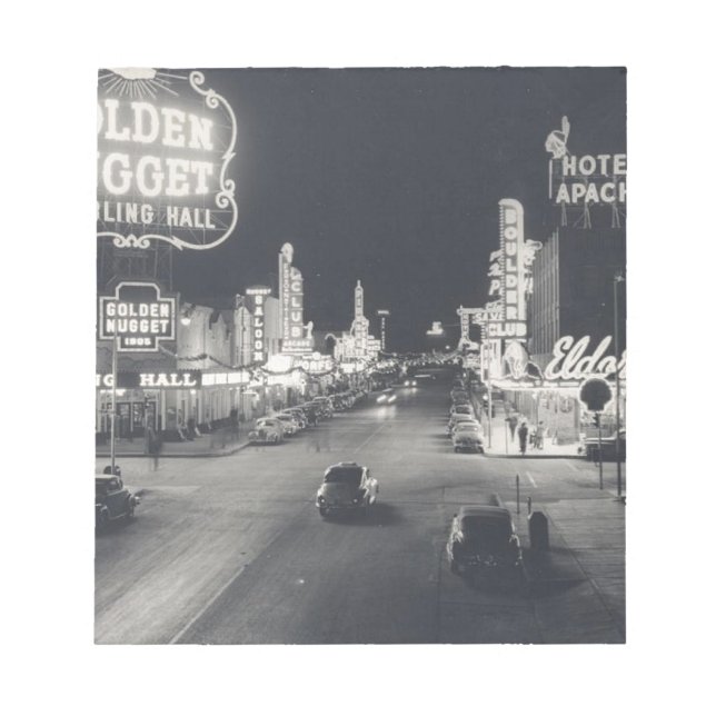 Downtown Las Vegas Notizblock (Vorderseite)