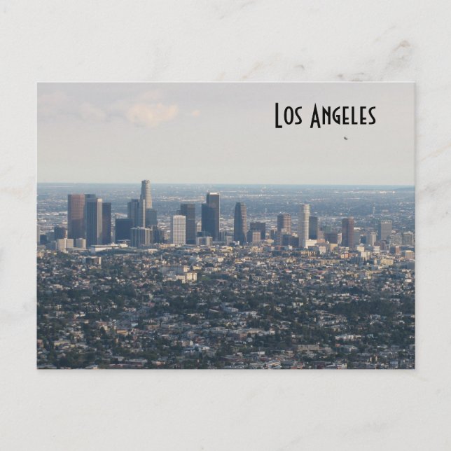 Downtown Los Angeles Postkarte (Vorderseite)