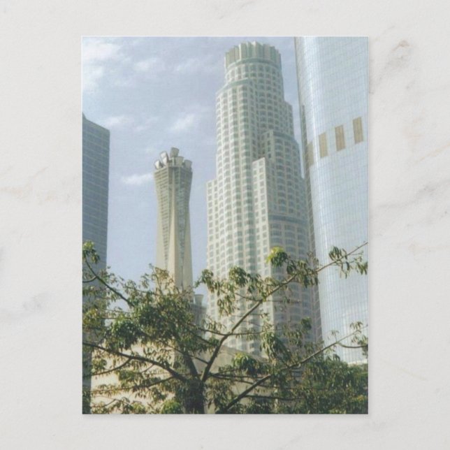 Downtown Los Angeles Postkarte (Vorderseite)