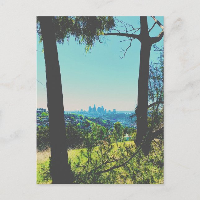 Downtown Los Angeles Postkarte (Vorderseite)