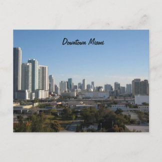 Downtown Miami Post Postkarte