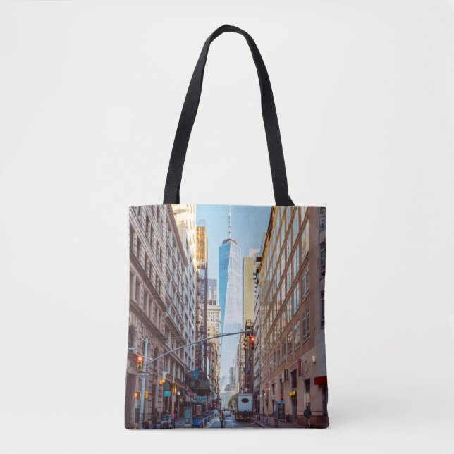 Downtown New York View World Trade Center Tasche (Vorderseite)