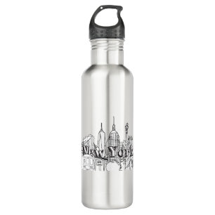 Downtown NYE New York Vacation Souvenirs NYC Gesch Edelstahlflasche