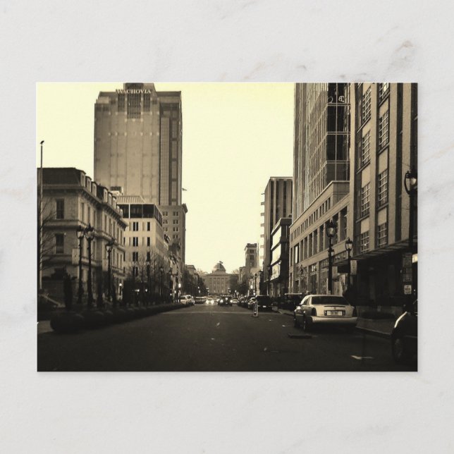 Downtown Raleigh Postcard Postkarte (Vorderseite)