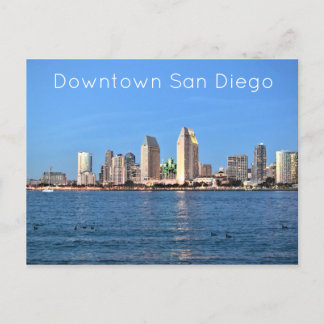 Downtown San Diego Feiertagspostkarte