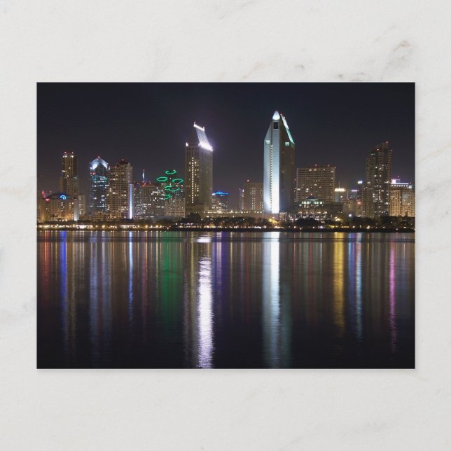 Downtown San Diego, Kalifornien Postkarte (Vorderseite)