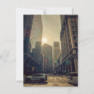 Downtown San Francisco: Sunrise Postkarte