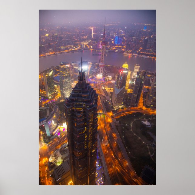 Downtown Shanghai City Poster (Vorne)