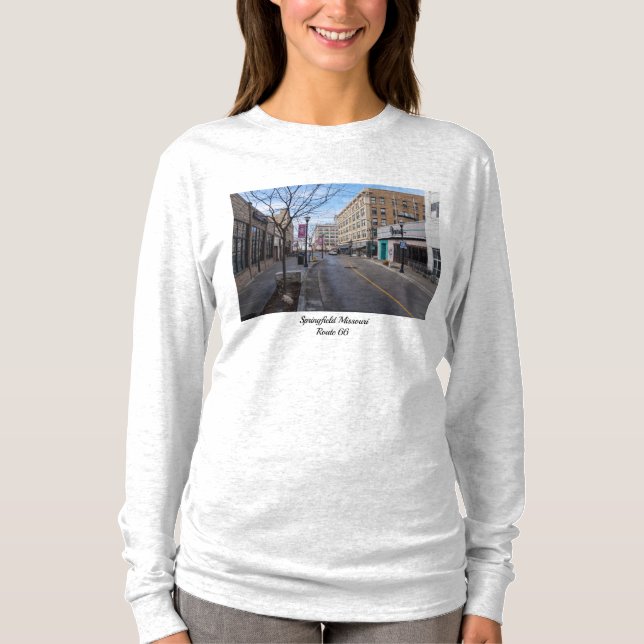 Downtown Springfield Long Sleeve T - Shirt (Vorderseite)