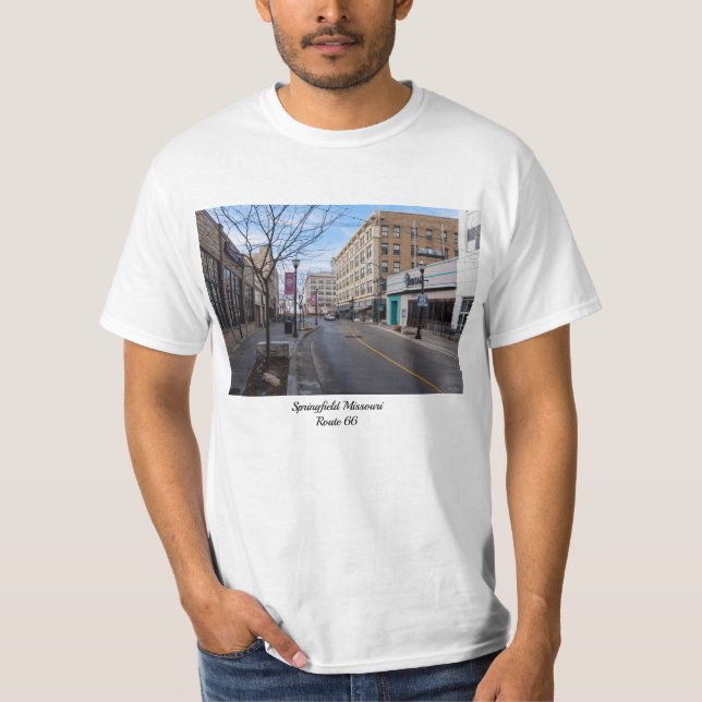 Downtown Springfield T - Shirt (Vorderseite)