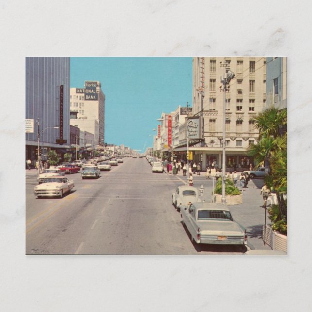Downtown St. Petersburg FL Vintag Postkarte (Vorderseite)