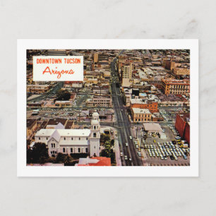 Downtown Tucson, Arizona Vintag Postkarte