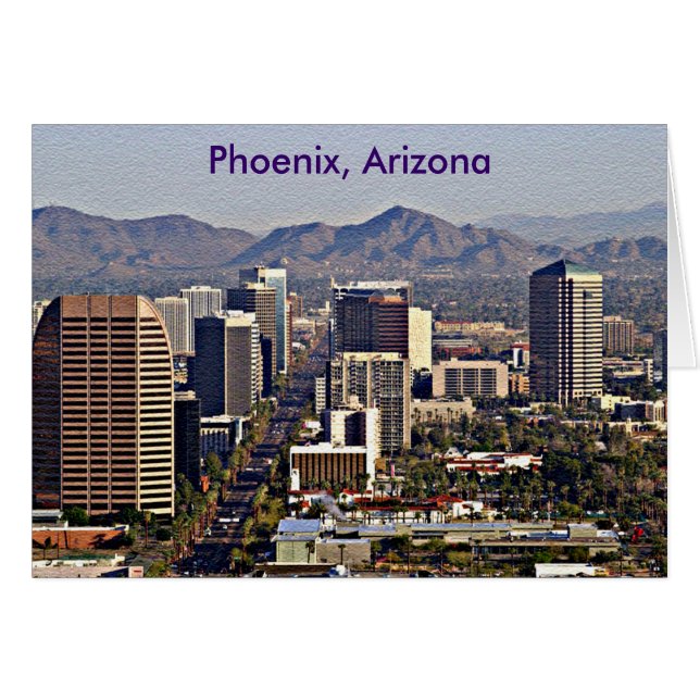 Downtown View von Phoenix, Arizona (Vorderseite (Horizontal))