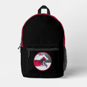 Downy Woodpecker Painting - Original Bird Art Bedruckter Rucksack