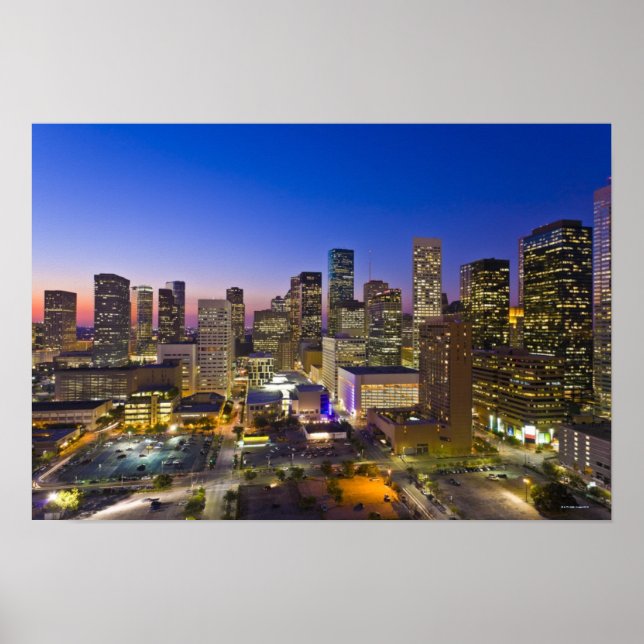Dowtown Houston Poster (Vorne)