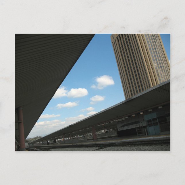 Dowtown Los Angeles am Bahnhof Gewerkschaft Postkarte (Vorderseite)