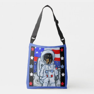 DOXIE ASTRONAUT TRAGETASCHEN MIT LANGEN TRÄGERN