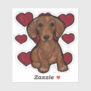 Doxie-Aufkleber Aufkleber