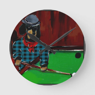 DOXIE BILLIARDS KERAMIK RUNDE WANDUHR