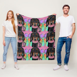 Doxie fleecedecke